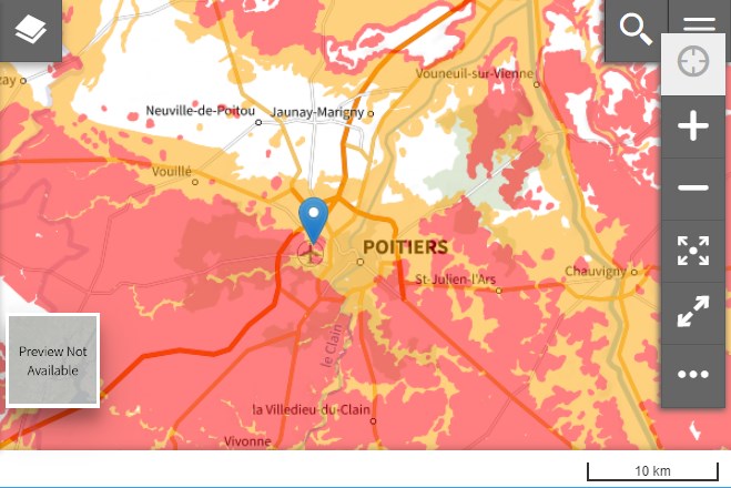 Carte des risques naturels dans la Vienne 86 - Inondations - Secheresse - Argiles - radon - Carte Géorisque